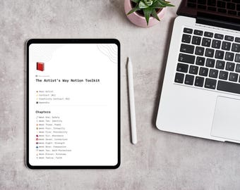 The Artist's Way Notion Toolkit: Notion Template and Reflection Journal Companion