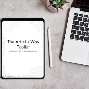 Zestaw narzędzi „Droga artysty” w formacie PDF: zeszyt ćwiczeń do druku i dodatek do dziennika refleksji