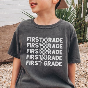 First Grade Shirt, Back to School Shirt, First Grader Shirt for Boys, 1st Day of School Shirts, Boy Youth Graphic Tees