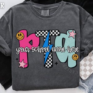 PTA Shirt Custom School Parent Teacher Association T-shirts, Comfort Colors PTA Shirt, Personalized School PTA Tshirt