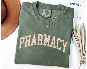 Pharmacy Shirt, Comfort Colors® Pharmacy Shirt, Pharmacist Tshirt, PharmD Graduation Gift, Doctor of Pharmacy, Retro Pharmacy Tee