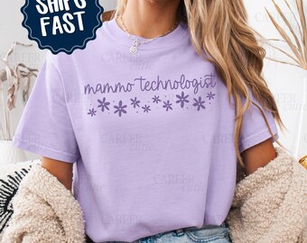 Mammo Tech Shirt, Mammography Technologist T-shirt, Mammogram Tech Graphic Tee, Tech Week Gifts, Mammographer