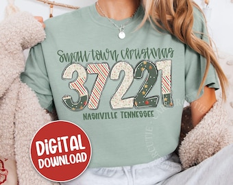 Small Town Christmas Custom Zip Code PNG (CC25026)
