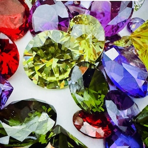 Piedras preciosas de circonita cúbica de 5 mm resistentes al calor REDONDAS - 3 piedras CZ