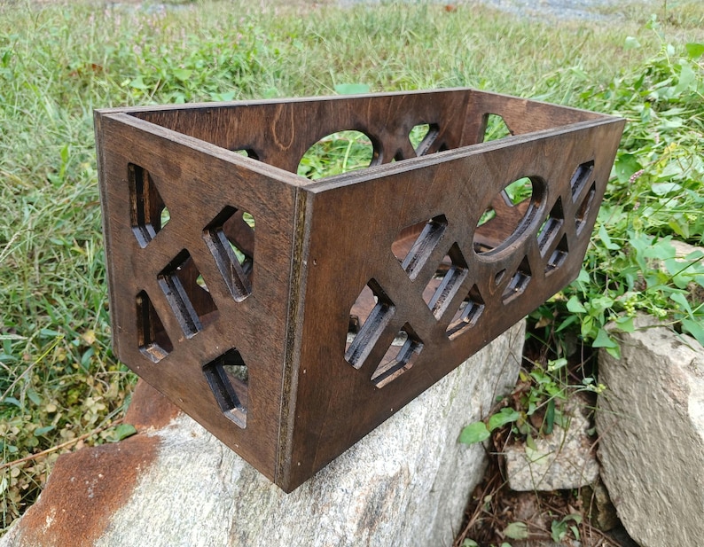 Personizable Wood CD Storage Crate image 1