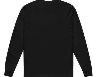 Garment-dyed heavyweight long-sleeve shirt