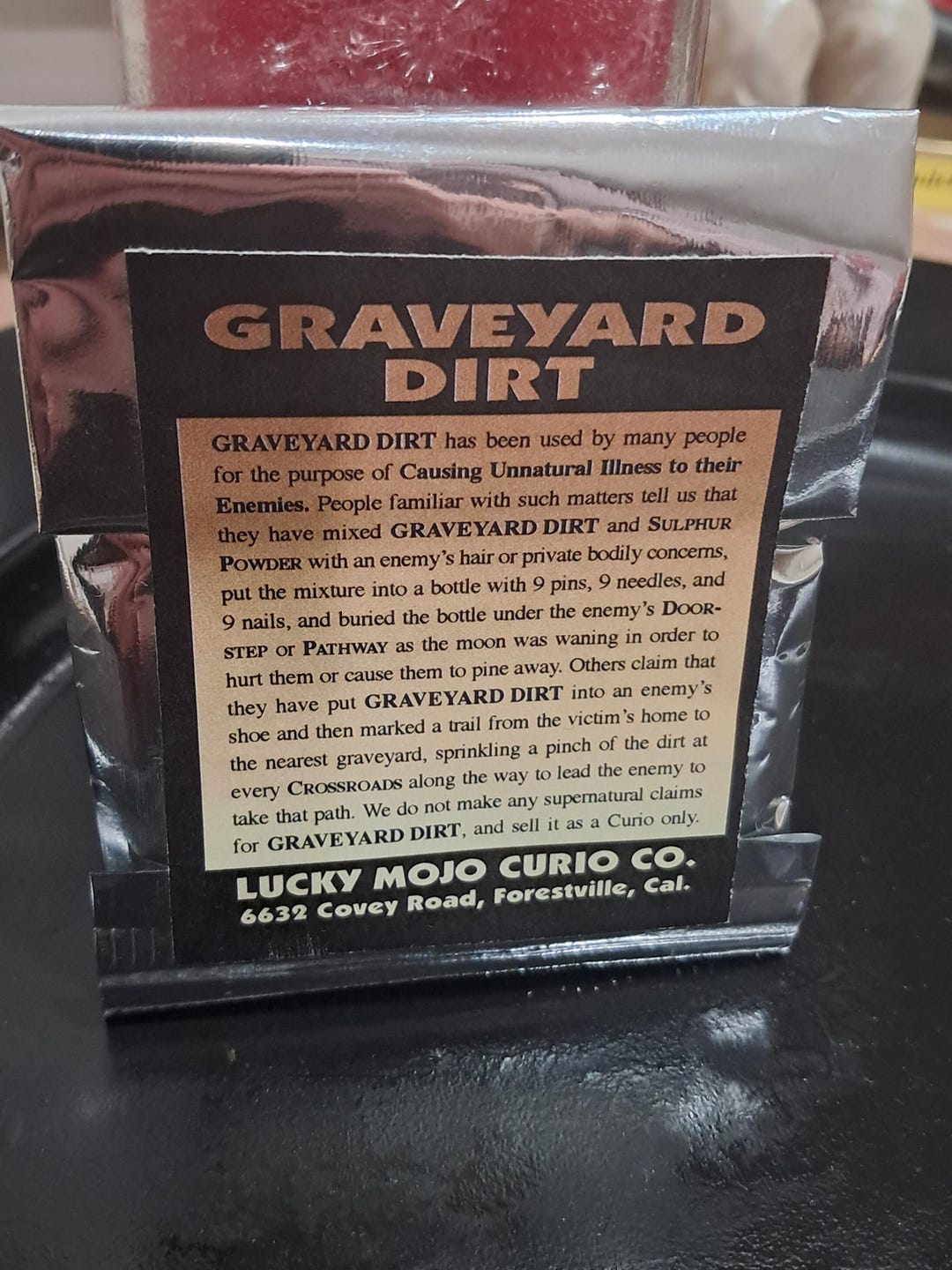 Genuine Graveyard Dirt: Hoodoo Ritual Supply - Etsy