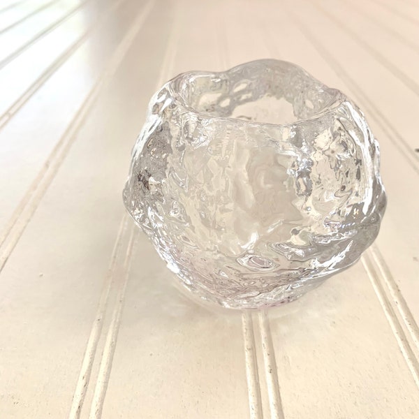 Lead Crystal Tea Light Holder Etsy