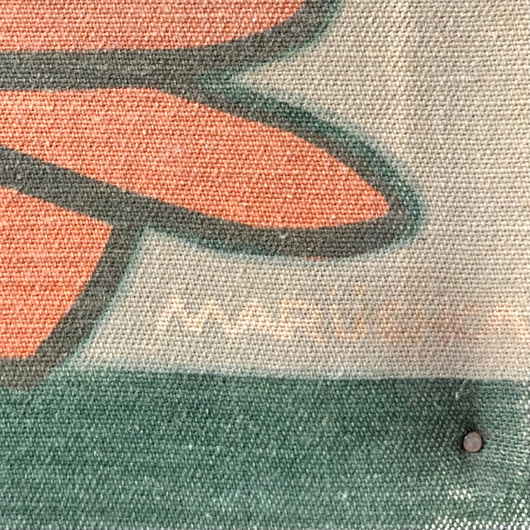 Vintage Marüshka 1970s Art, Mallard Duck Screen Printed
