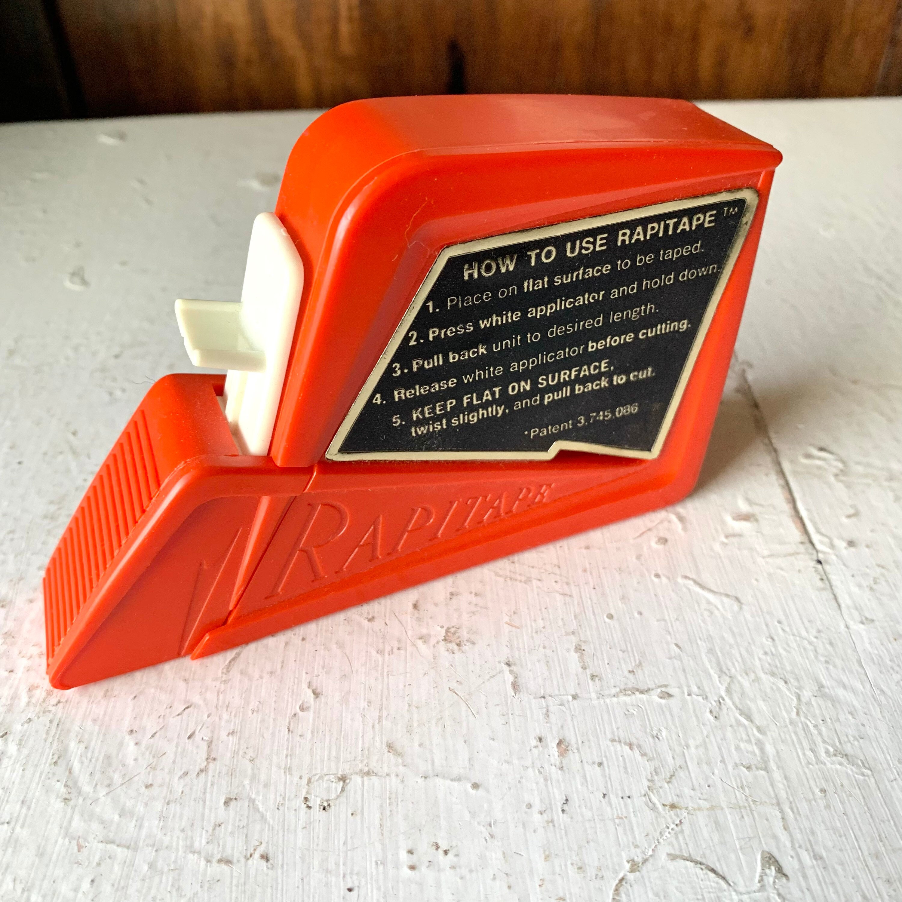 Vintage Rapitape Tape Dispenser, 1980s Office Decor, Design