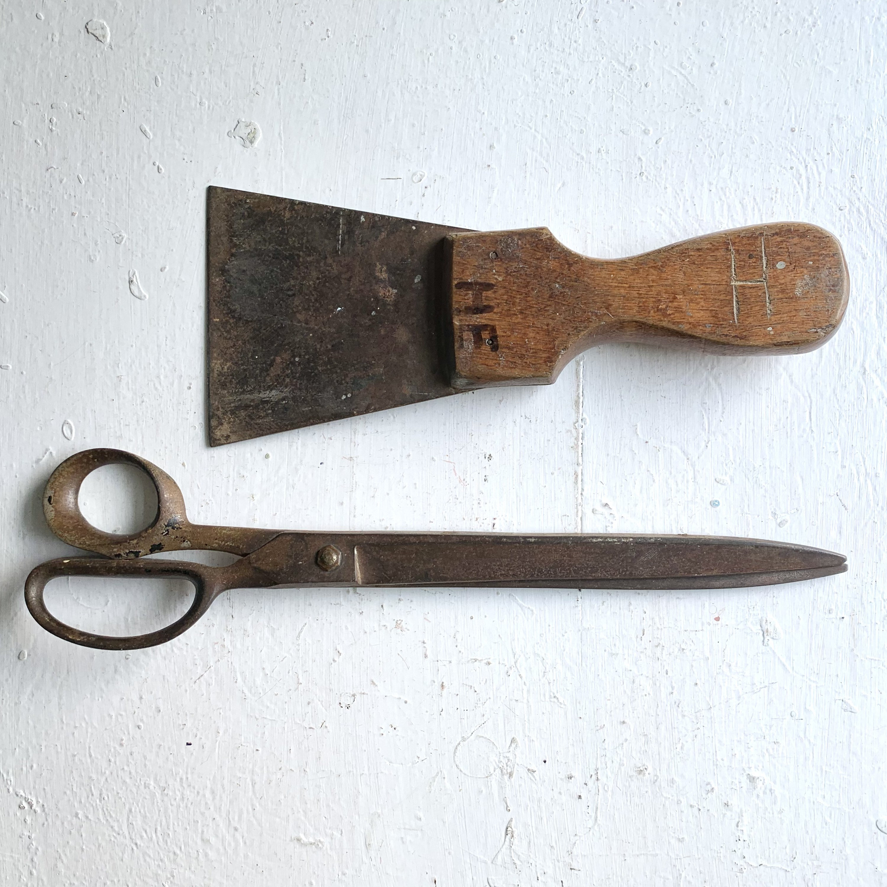 Wood Handle Putty Knife Etsy