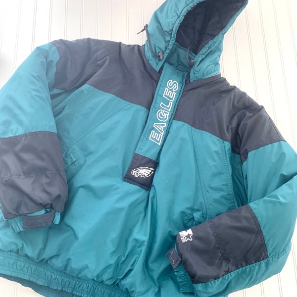 Vintage Starter Jacket Eagles Etsy