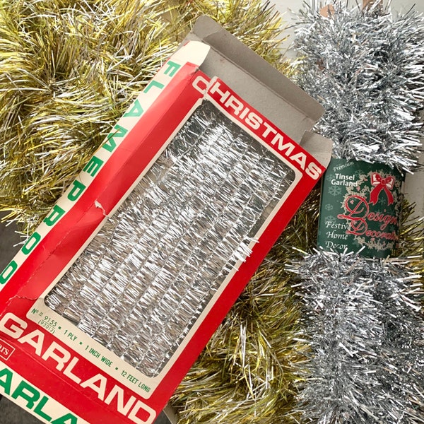 Tinsel Garland Etsy
