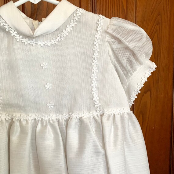 Size 5 Little Girls Vintage Saks Fifth Avenue Whi… - image 2