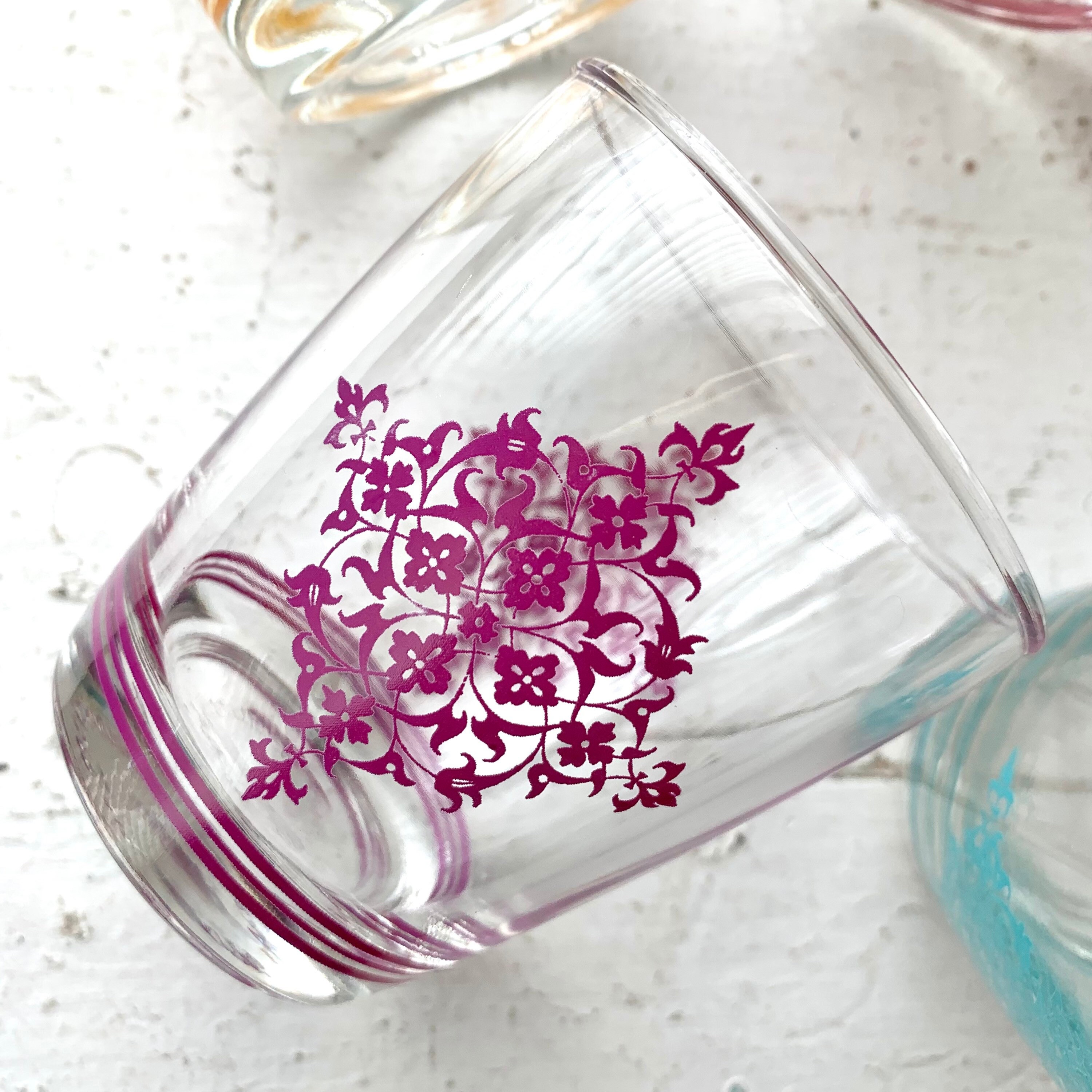 Vintage Sour Cream Glasses Hazel Atlas Glass Sour Cream Etsy