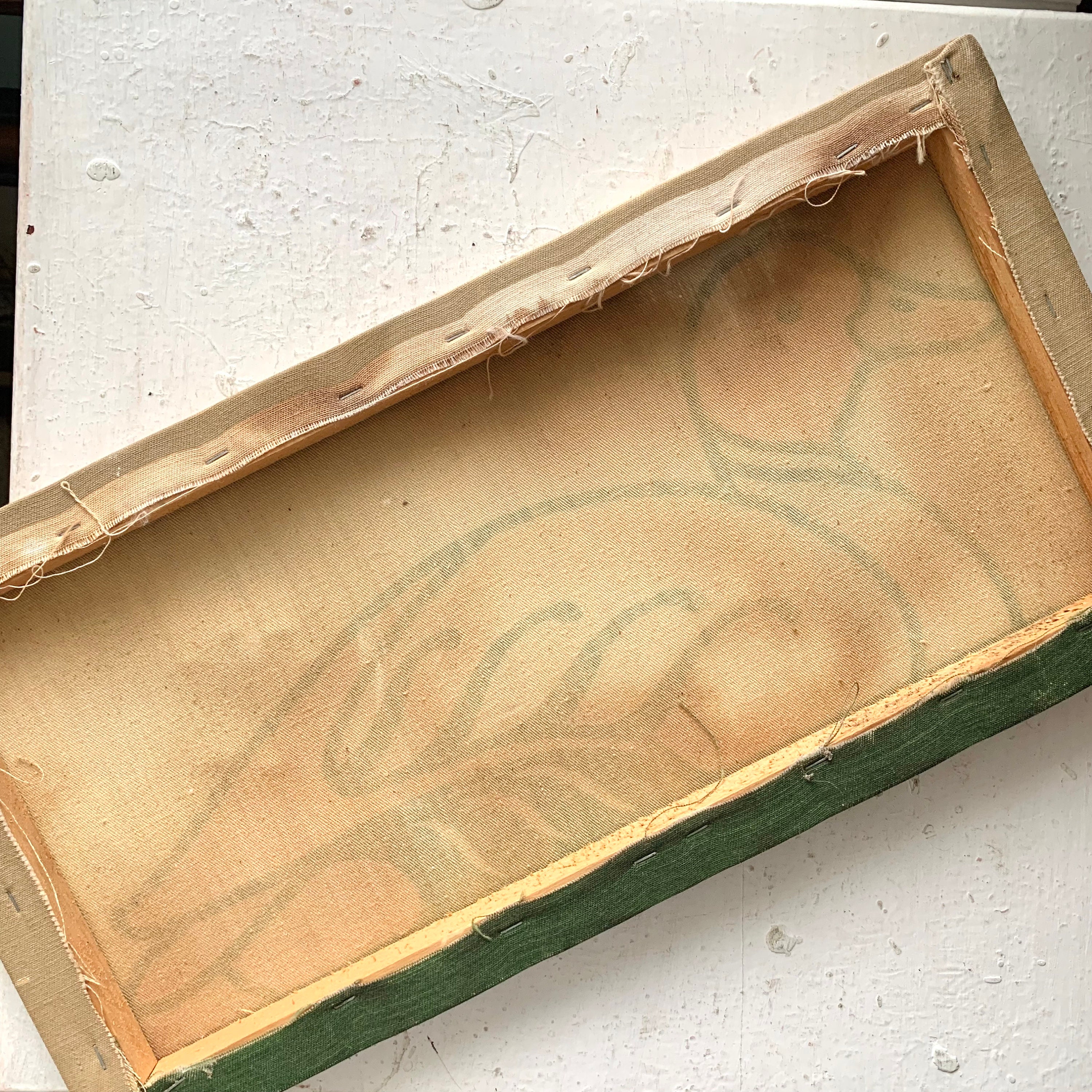 Vintage Marüshka 1970s Art, Mallard Duck Screen Printed