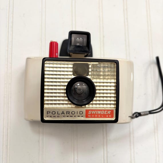 Vintage White Polaroid Swinger Camera, Model 20, 1960s Decor - Etsy