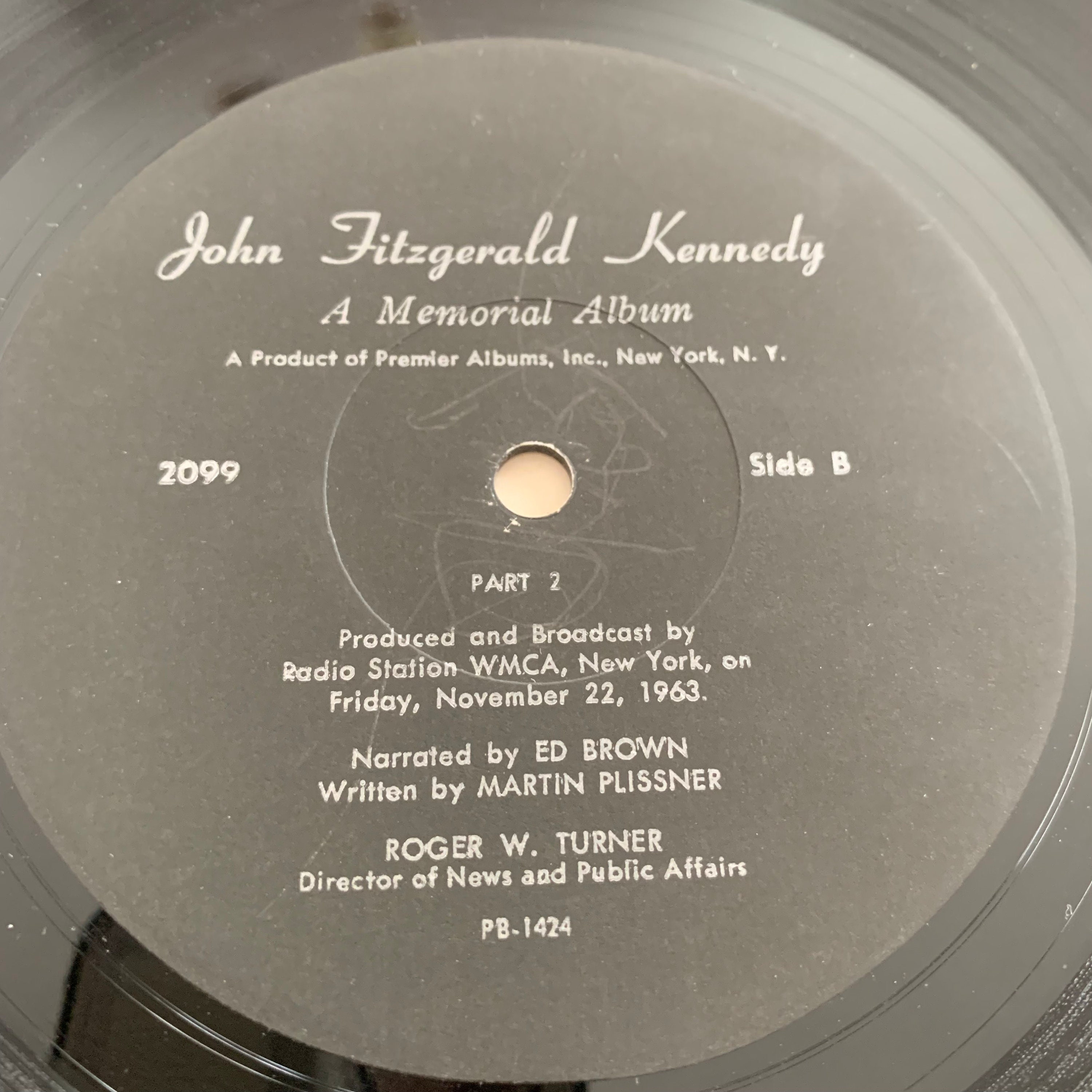 Vintage JFK Memorial Album, 1963 Spoken Word Vinyl Record - Etsy