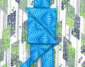 Robot Tangram Art Geek Chic 3D Fabric Art Wall Hanging Textile Decor