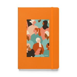 Quaderno rigido con illustrazione artistica, notebook per scrivere disegnare, regalo di cartoleria creativa