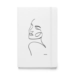 Hardcover Notizbuch mit fester Cover, Tagebuch, Schreiben Zeichnen, kreative Papeterie Geschenkidee - Minimalistisches Design, Kalligraphie