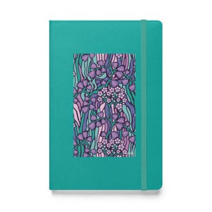 Quaderno rigido con illustrazione artistica, notebook per scrivere disegnare, regalo di cartoleria creativa