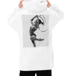 Girls fleece hoodie in cotton blend with printed design, warm and soft sweatshirt for kids, cozy winter outfit gift idea for kids, birthday