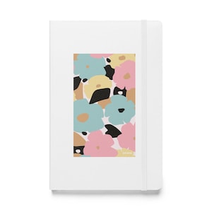 Quaderno rigido con illustrazione artistica, notebook per scrivere disegnare, regalo di cartoleria creativa