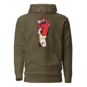 Minimalist Men’s Hoodie 100% Cotton with Printed front Design - Customizable Sweat, sweat-shirt casual, gift for him, soft, comfortable
