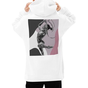 Girls fleece hoodie in cotton blend with printed design, warm and soft sweatshirt for kids, cozy winter outfit gift idea for kids, birthday