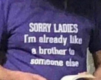 Brother Zone Funny T-Shirt, Friendzone Rejection Meme Tee