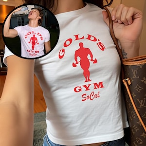 Gold's Gym Socal Connor TShirt, Worn by Connor Storrie Tee, Connor Storrie Fan Gift, Y2K Shirt, Heated Rivalry Shane and Ilya Gift for Her