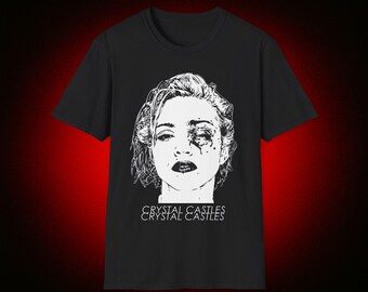 Crystal Castles T-Shirt, Crystal Castles Black Eye Tee