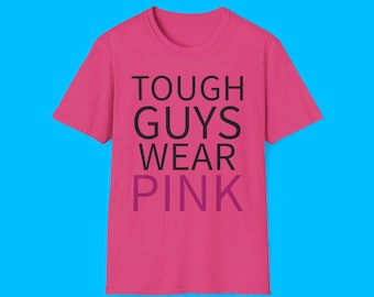 Funny Roblox Meme TShirt, Tough Guys Wear PINK Infectedrender Regretevator Joke Tee, Gift Shirt for Kids friends and Gamers