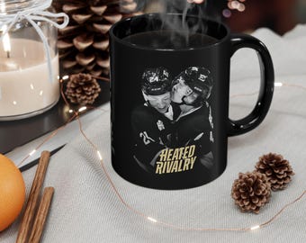Heated Rivalry Mug, Queer Sports Romance Coffee Cup, Rozanov, Hollander, Williams, Storrie Characters