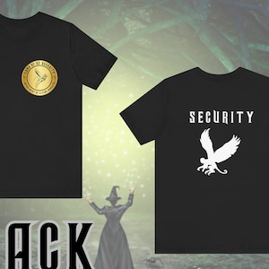 Wicked Land of Oz Security: Department of Flying Monkeys T-Shirt | Wizard of Oz | Broadway Musical Movie Tee Elphaba Glinda Witch Attire
