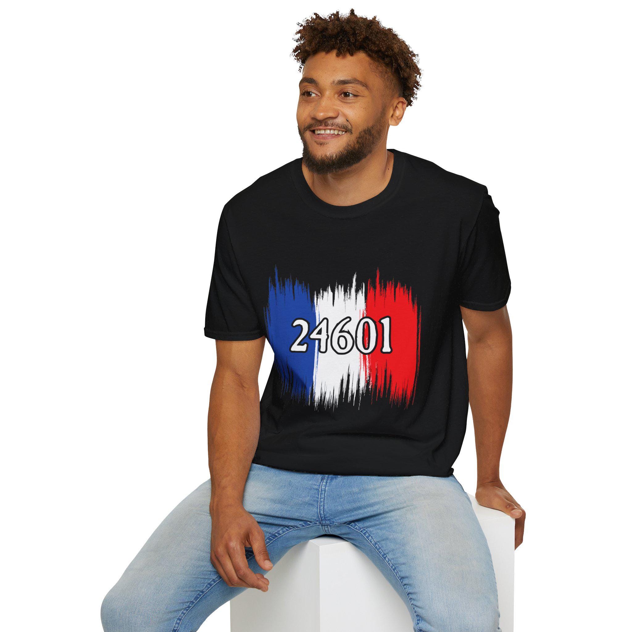 24601 Jean Valjean - Les Miserables Broadway Musical - T-shirt Fan Attire Victor Hugo