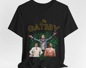 Camiseta gráfica de musical de Broadway de Jay Gatsby / Camiseta de teatro de Jeremy Jordan / Camiseta de fanático de los musicales New Money The Great Gatsby Newsies