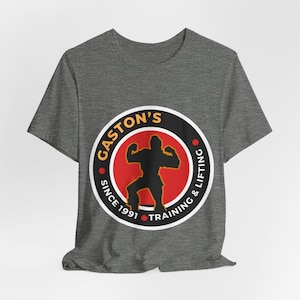 Gaston&#39;s Training & Lifting Tee | Beauty and the Beast GTL Shirt | Disney Visit Shirt Disneyland or Disneyworld Theme Parks Attire