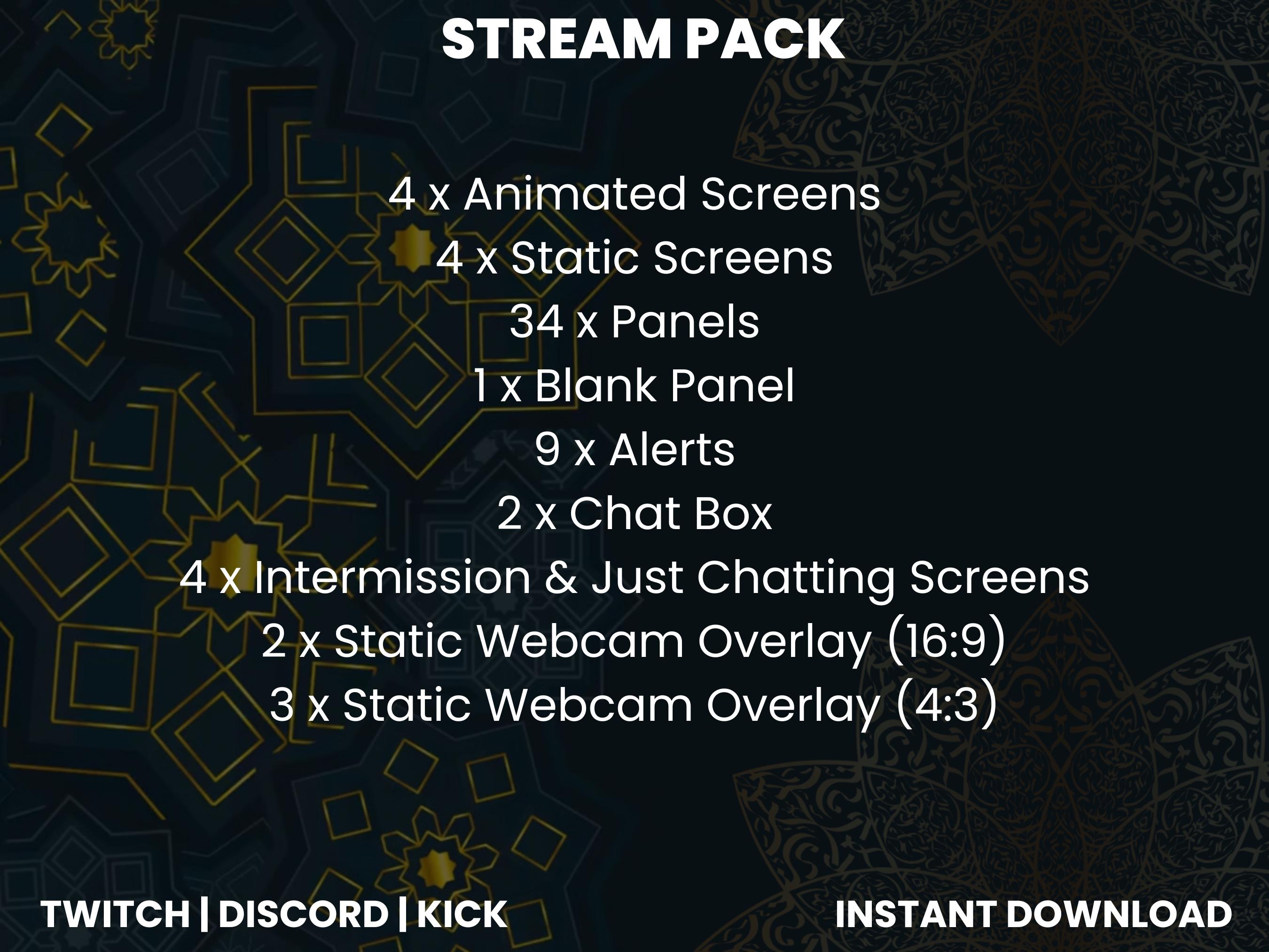 Ramadan Twitch Stream Pack | Animated Stream Pack | Happy Ramadan ...