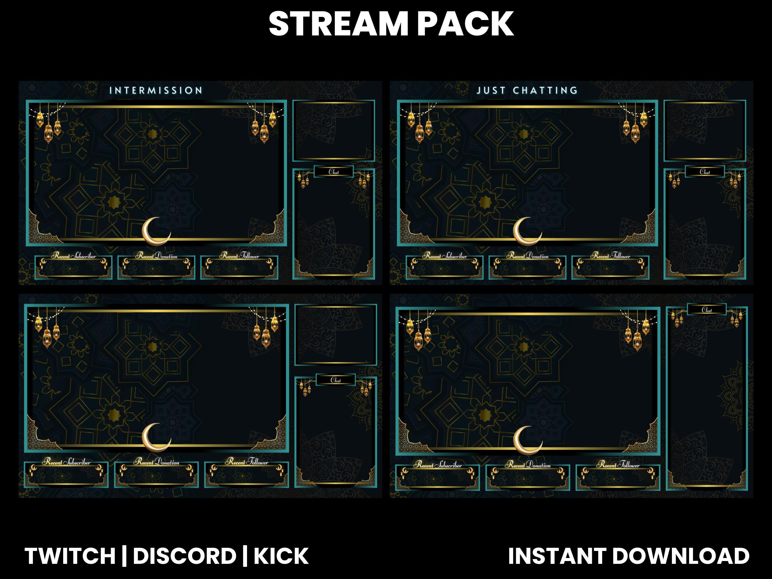 Ramadan Twitch Stream Pack | Animated Stream Pack | Happy Ramadan ...