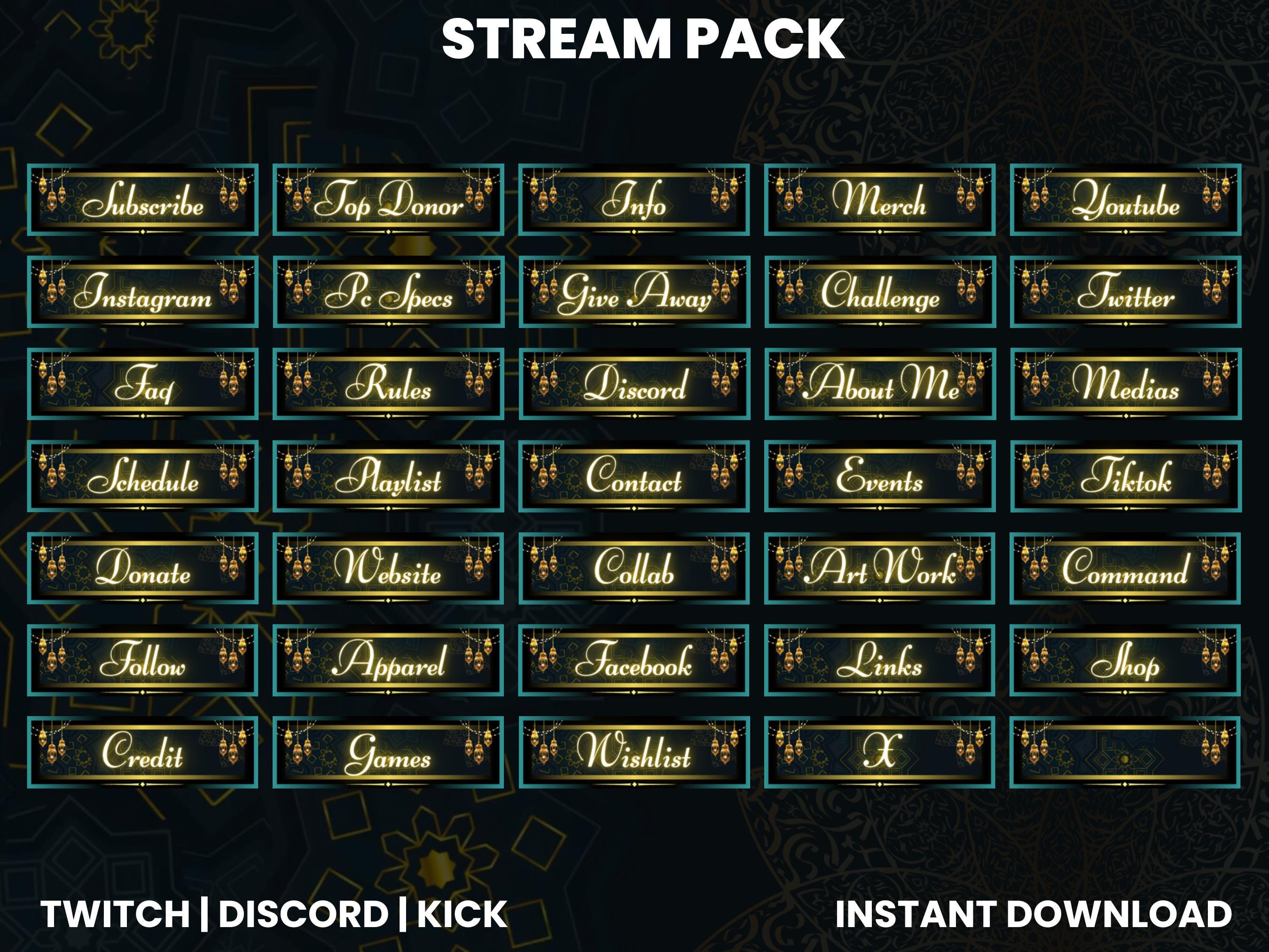 Ramadan Twitch Stream Pack | Animated Stream Pack | Happy Ramadan ...
