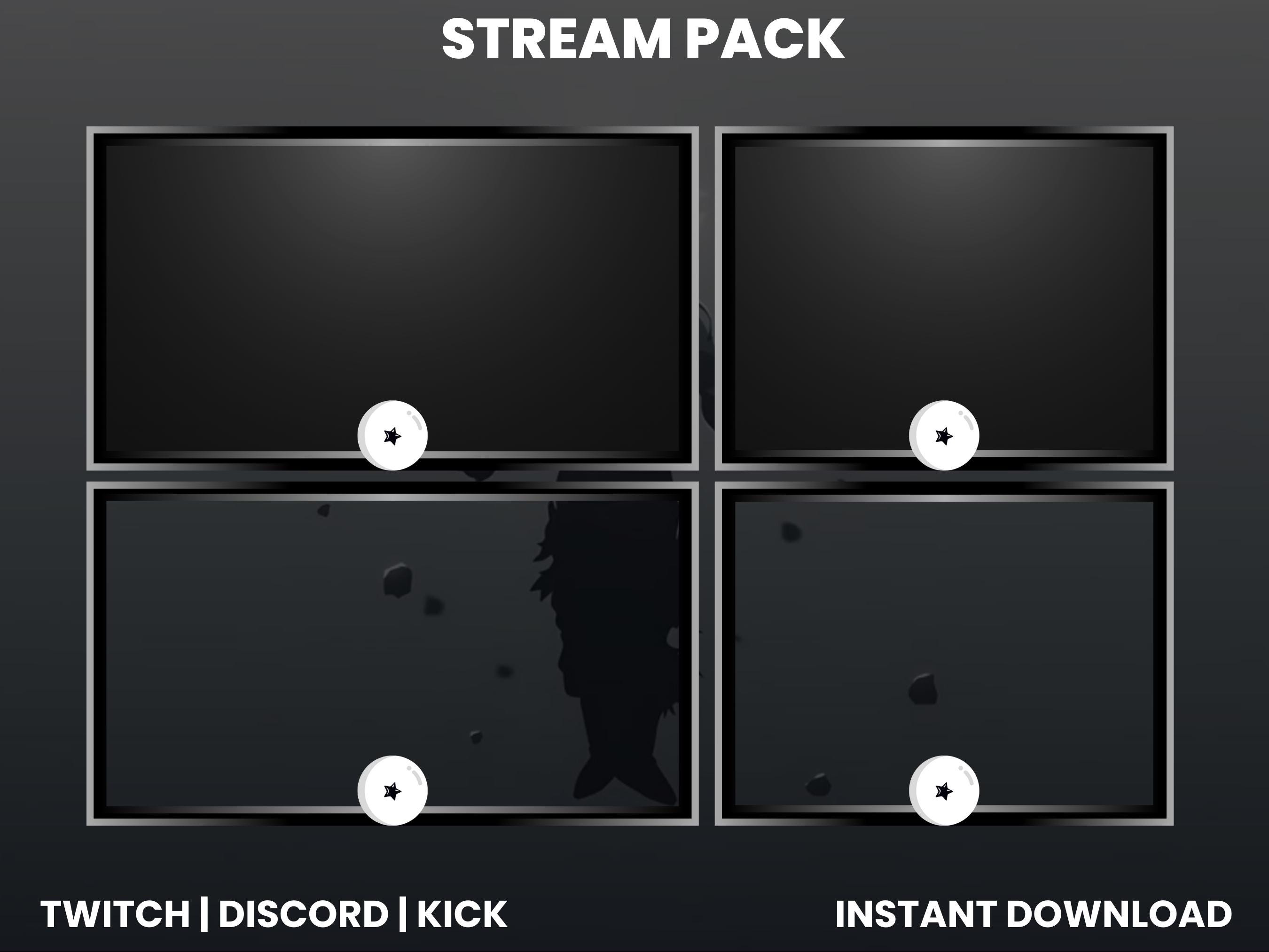 Twitch Stream Pack | Twitch Screen Overlays | Animated Webcam | Twitch ...