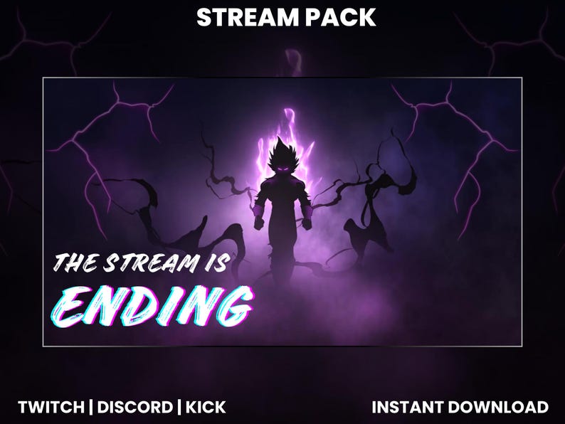 Twitch Stream Pack | Twitch Screen Overlays | Animated Webcam | Twitch ...