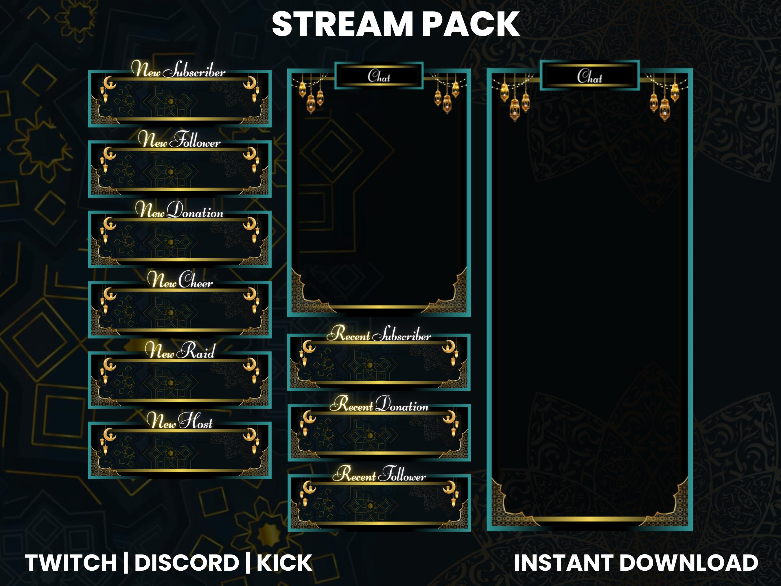 Ramadan Twitch Stream Pack | Animated Stream Pack | Happy Ramadan ...