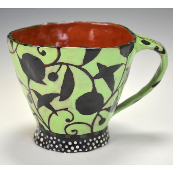 Cup,Bright Green, Chrysanthimum.
