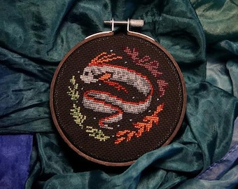 OARFISH Cross Stitch - A Mini Creeps Of The Deep Pattern - Instant Download PDF