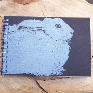 Arctic Hare Notebook Original illustration Letterpress Printed