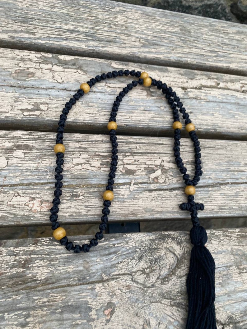 Handcrafted Orthodox Pocket Prayer Rope 100 Knot Greek Komboskini ...