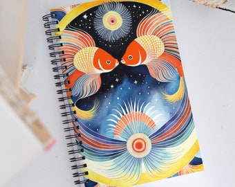Pisces Inspiration: Spiral Notebook Journal for Ideas, Dreams and Daily Reflections